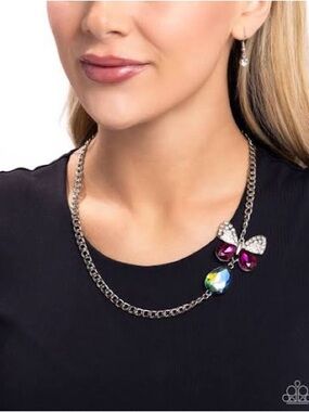 Fluttering Finesse Multi Necklace